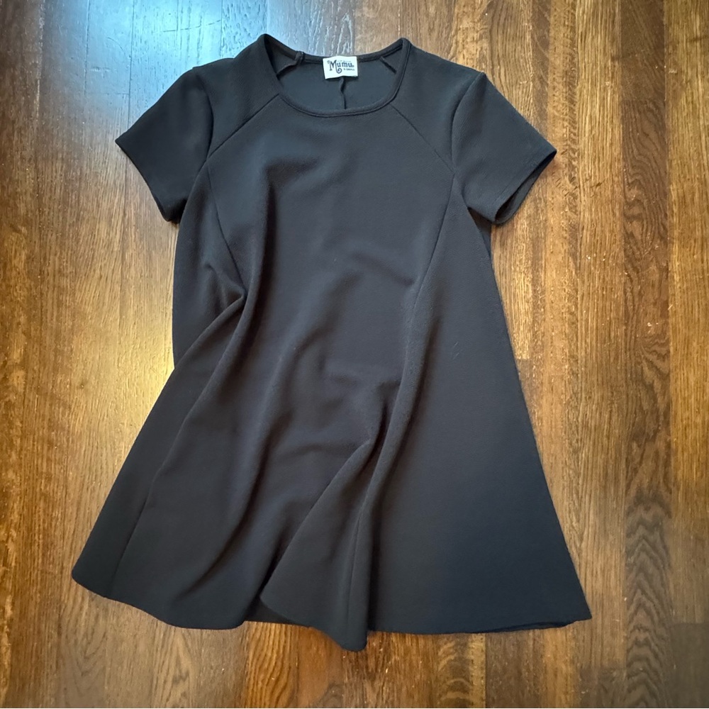 Show Me Your MuMu Black Swing Dress Size X Small